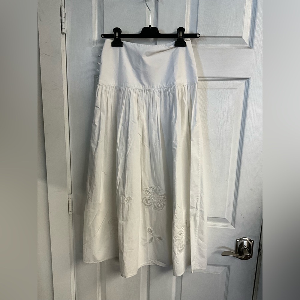 Edonie Long Poplin Skirt - Picture 5 of 8